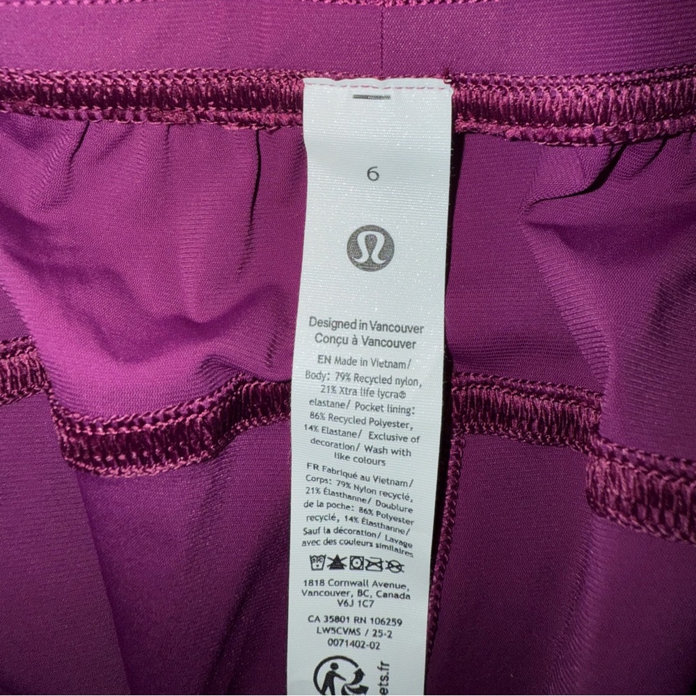 Lululemon Adapted State HR Jogger Regular Chilled Grape Size 6 NWT - Picture 6 of 9